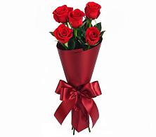Букет 5 Красных роз Эдлесс Лав в Эльбрусский