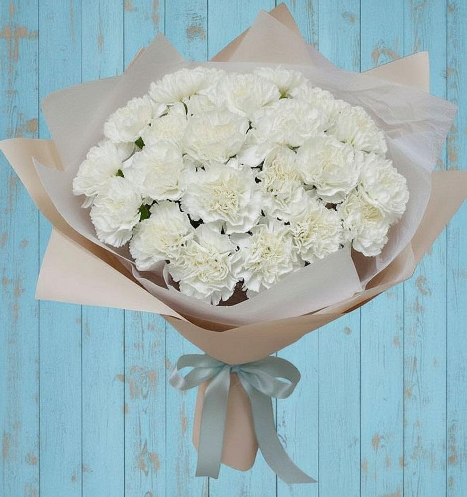 Букет цветов из: Гвоздики в Эльбрусский