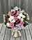 Букет цветов из: Альстромерии, Гвоздики, Розы и Хризантемы в Эльбрусский