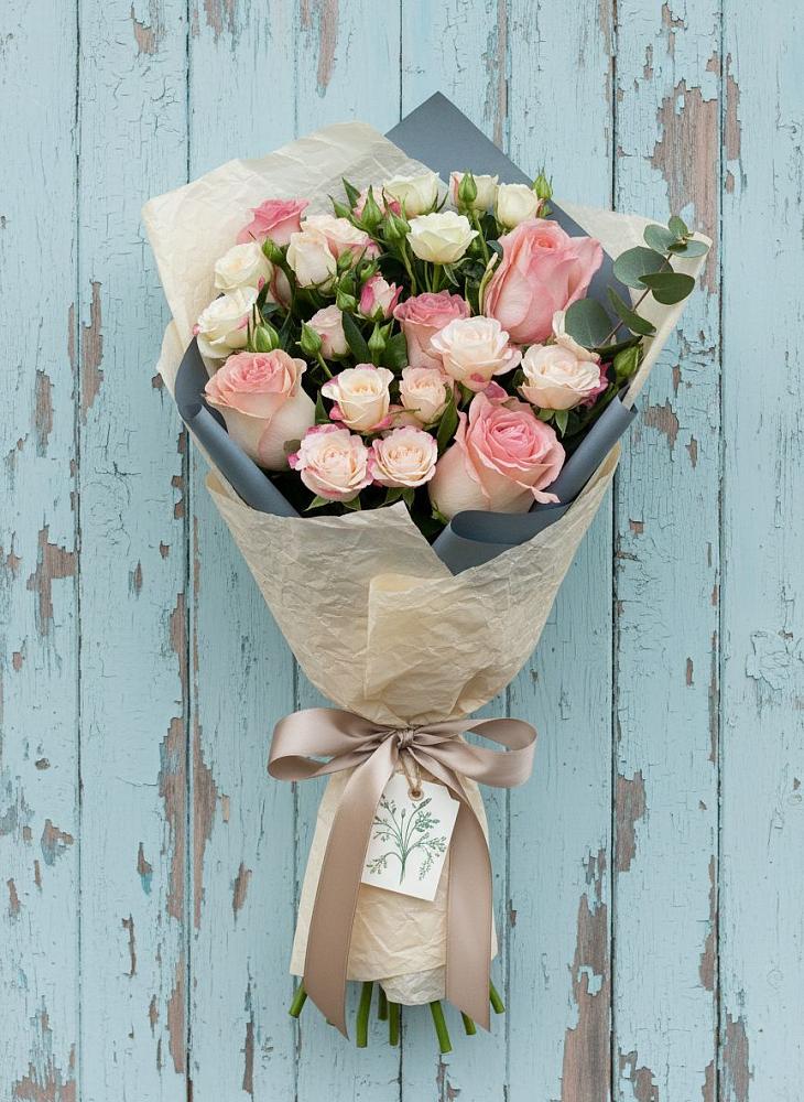 Букет цветов из: Розы в Эльбрусский