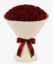 Букет 101 Бордовая роза Блэк Бакарра в Эльбрусский