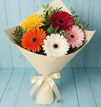 Букет цветов из:  Герберы в Эльбрусский