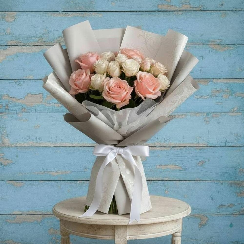 Букет цветов из: Розы в Эльбрусский