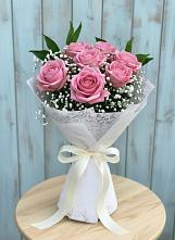 Букет цветов из:  Розы #REPLACE_PRED# Эльбрусский