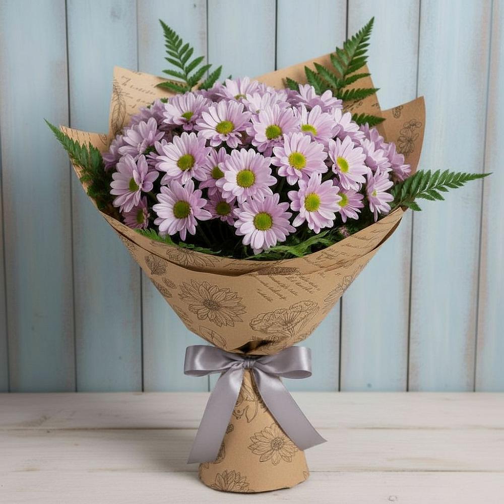Букет цветов из: Хризантемы в Эльбрусский