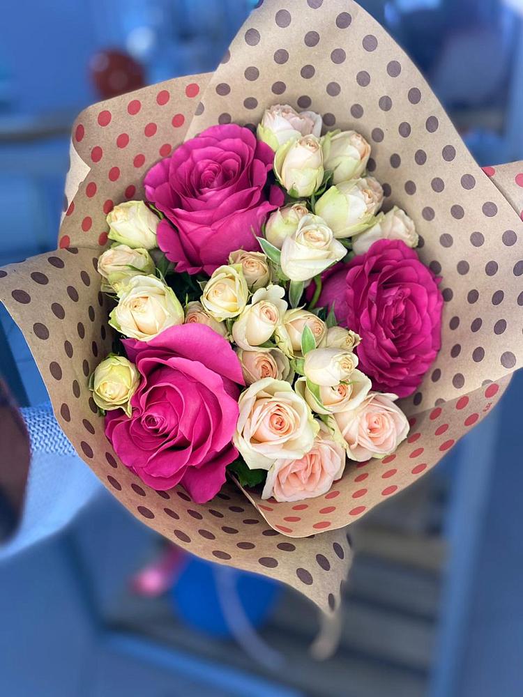 Букет цветов из: Розы в Эльбрусский