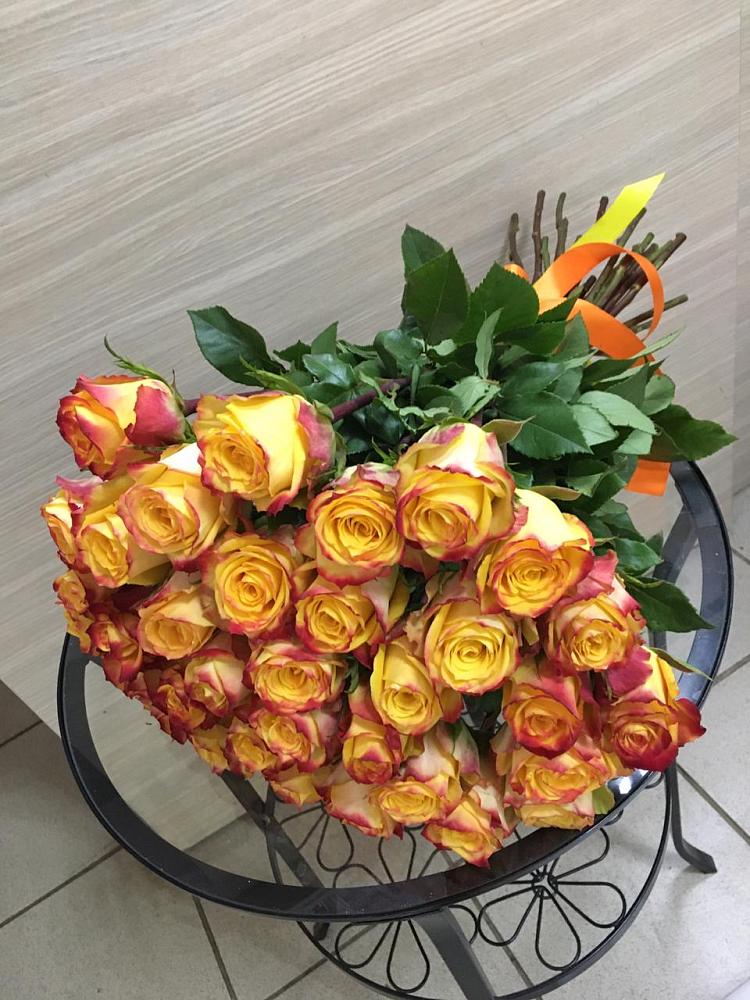 Букет Желтые розы в Эльбрусский