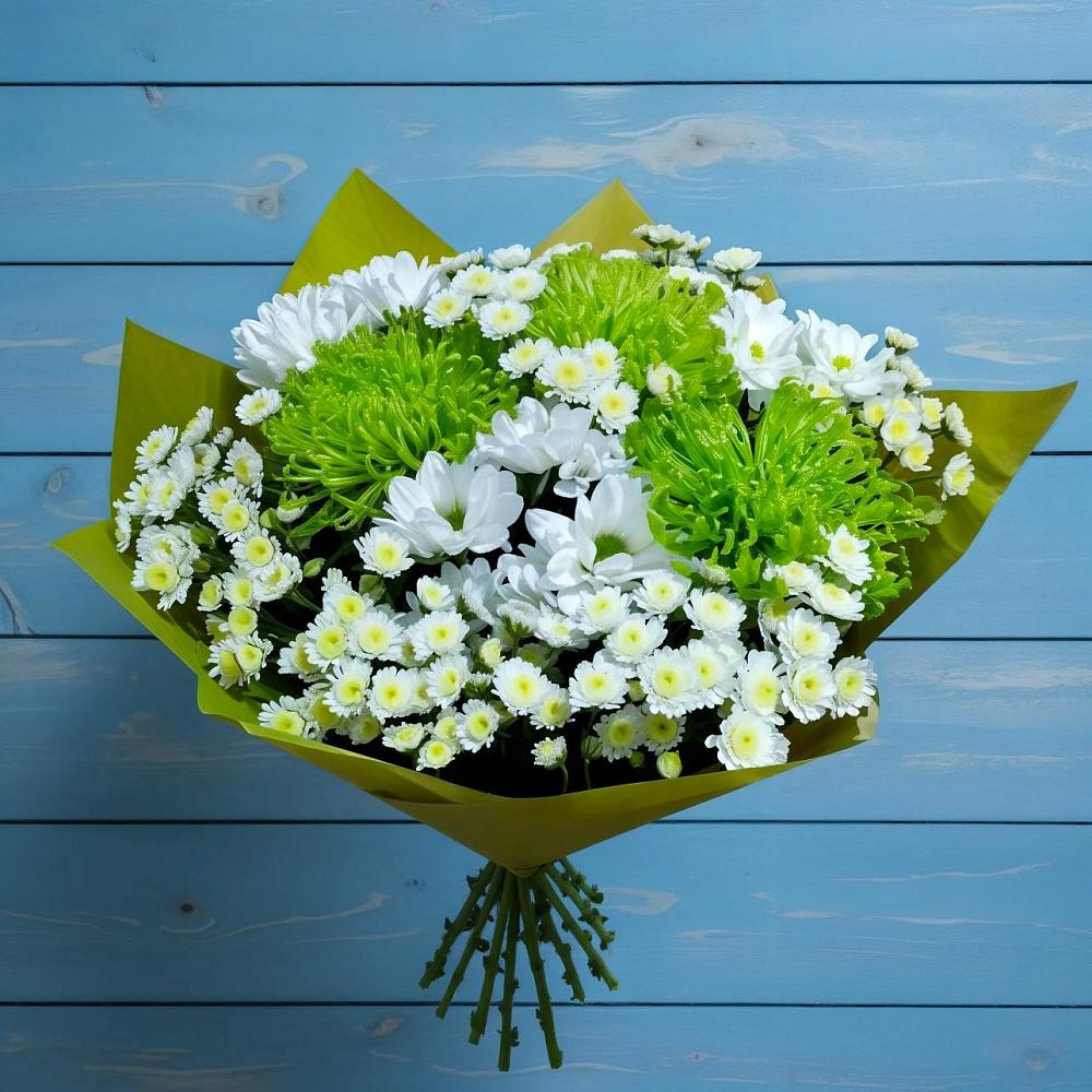 Букет цветов из: Хризантемы в Эльбрусский