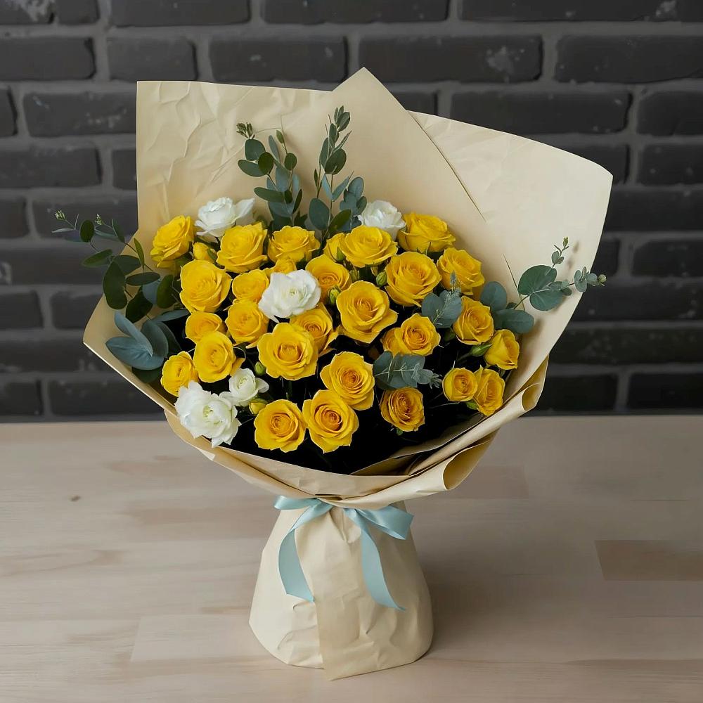 Букет цветов из: Розы в Эльбрусский