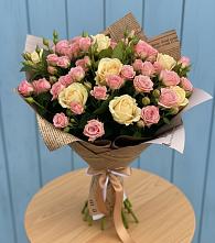 Букет цветов из:  Розы #REPLACE_PRED# Эльбрусский