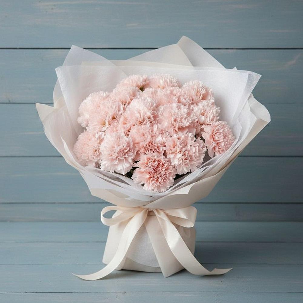 Букет цветов из: Гвоздики в Эльбрусский