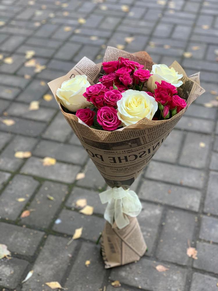 Букет цветов из: Розы в Эльбрусский