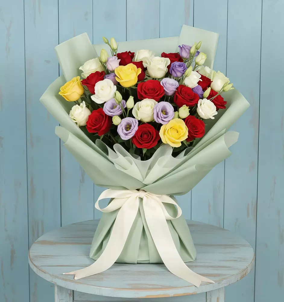 Букет цветов из: Розы в Эльбрусский